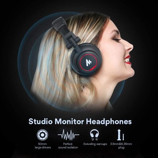 Maono AU-MH501 Professional Studio Monitor Headphone - Image 4