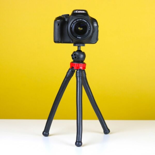 Octopus Tripod With Ball Head- Best For DSLR Or Smartphone Vlogging & Table Stand - Image 6