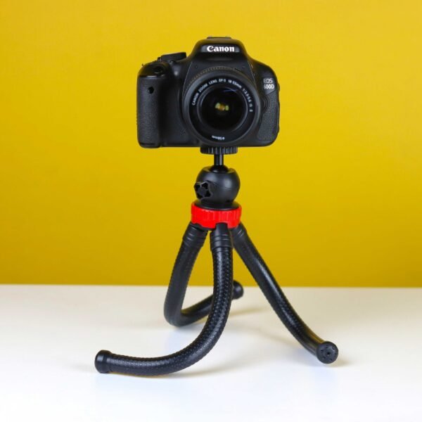 Octopus Tripod With Ball Head- Best For DSLR Or Smartphone Vlogging & Table Stand - Image 4