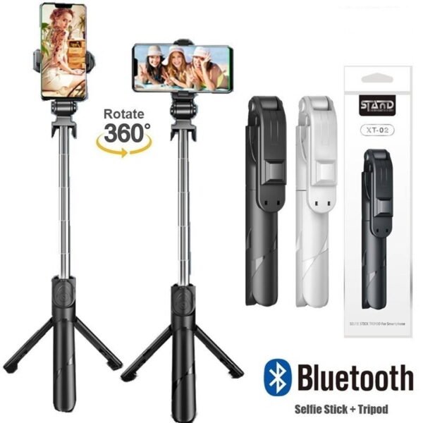 XT-02 Selfie Stick Tripod with Bluetooth Remote Price in Bangladesh